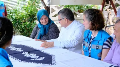 Vali Özarslan’dan Evde Sağlık Hizmeti alan vatandaşlara ziyaret