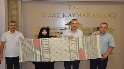 Boyabat çemberinde Gazze’ye destek teması