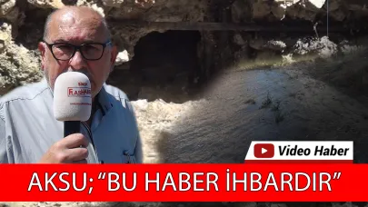 Yaklaşık on gündür su boşa akıyor