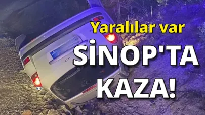 Kontrolden çıkan otomobil takla attı:4 yaralı