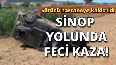 Yola fırlayan bisikletli kazaya neden oldu:1 yaralı