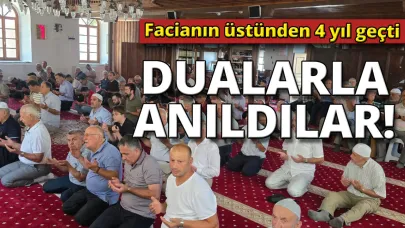 Sel felaketinde hayatını kaybedenler dualarla anıldı