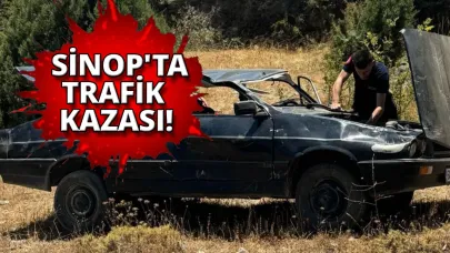 Kontrolden çıkan otomobil devrildi:2 yaralı