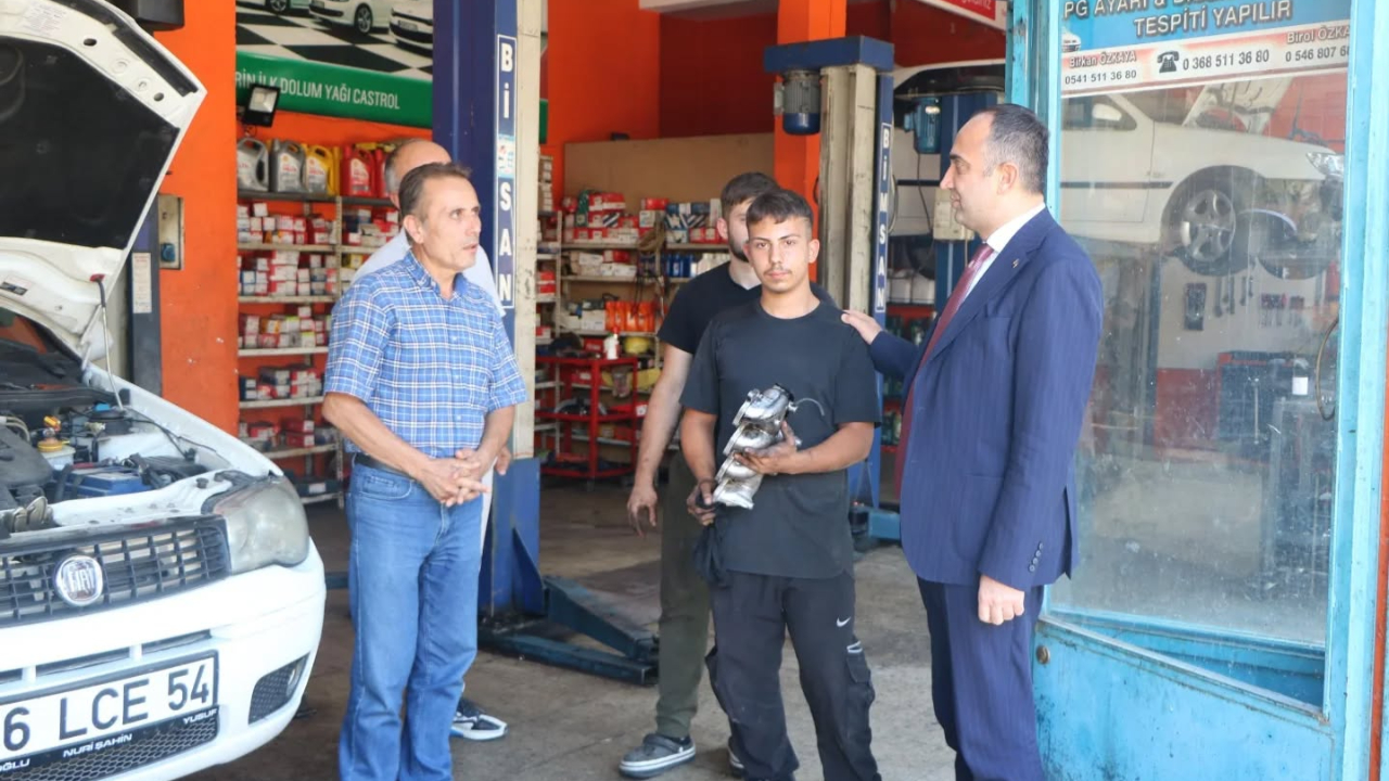 Geleceğin ustalarına anlamlı ziyaret