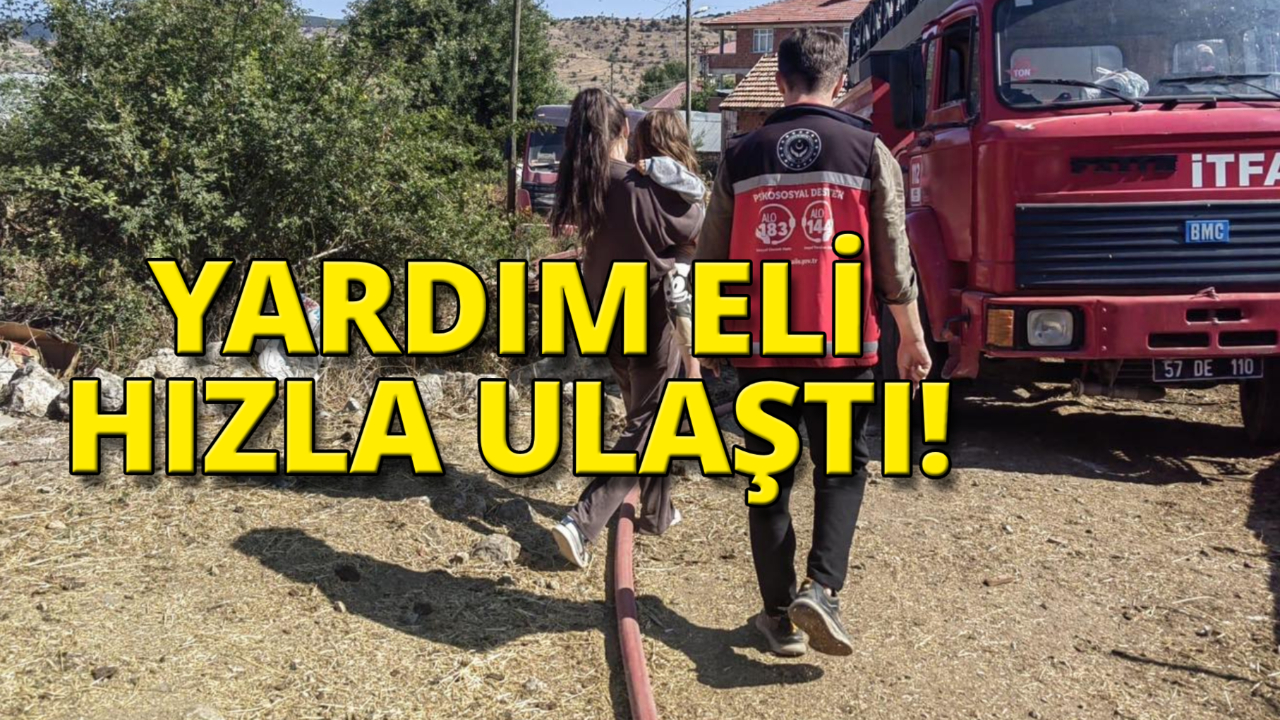 Yangın mağduru aileye psikososyal destek