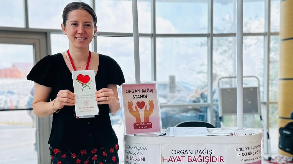 Sinop Atatürk Devlet Hastanesi’nde organ bağışı standı kuruldu