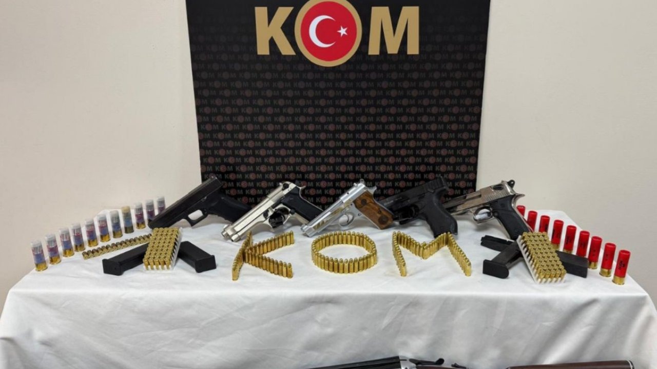Ruhsatsız silah kullananlara operasyon, 2 gözaltı