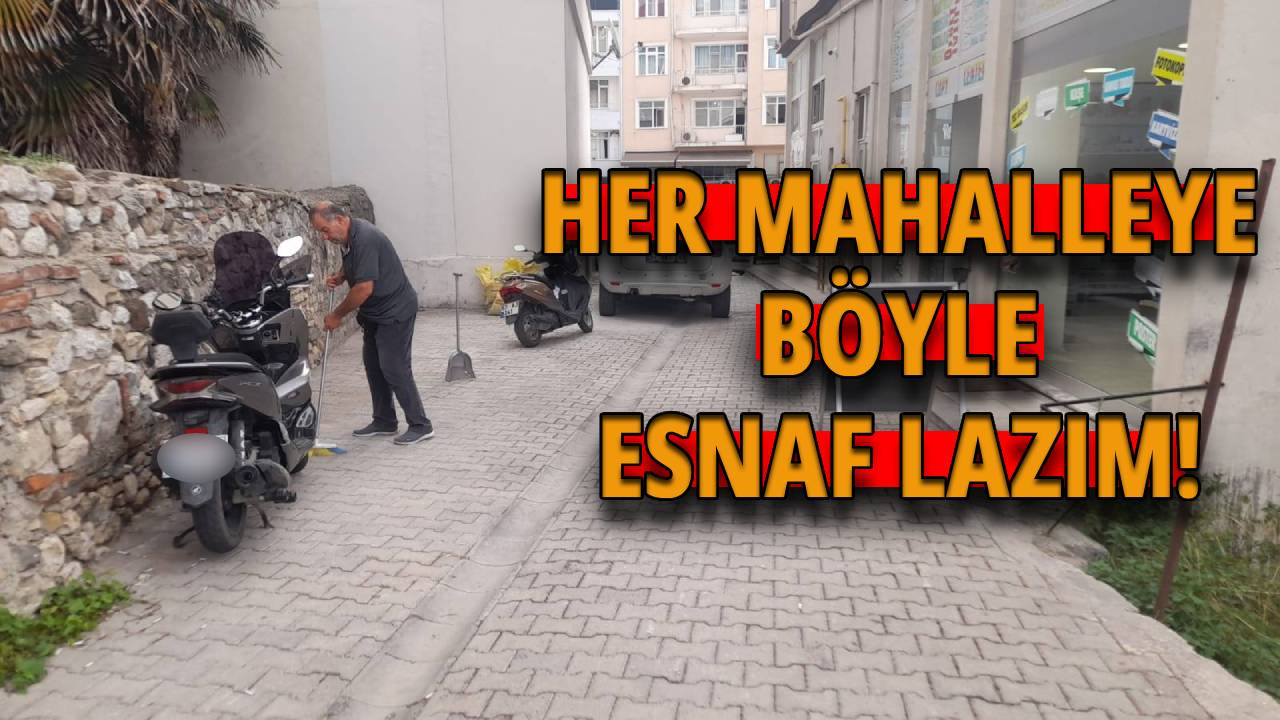 Sinoplu esnafın temizlik hassasiyeti takdir topladı