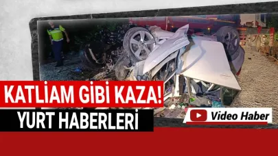 Araçlar kafa kafaya çarpıştı:6 ölü