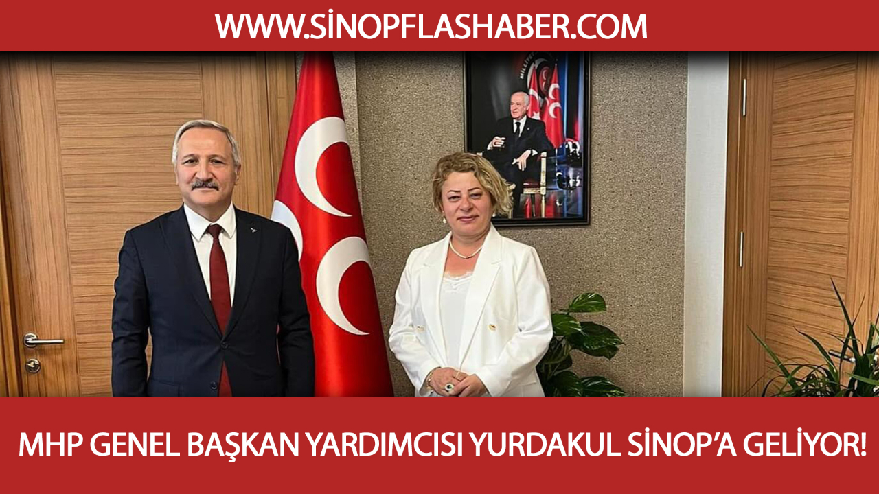 Başkan Tekin duyurdu, Genel Başkan Yardımcısı Yurdakul Sinop’a geliyor