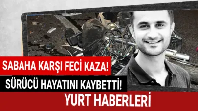 Kontrolden çıkan motosiklet devrildi:1 ölü