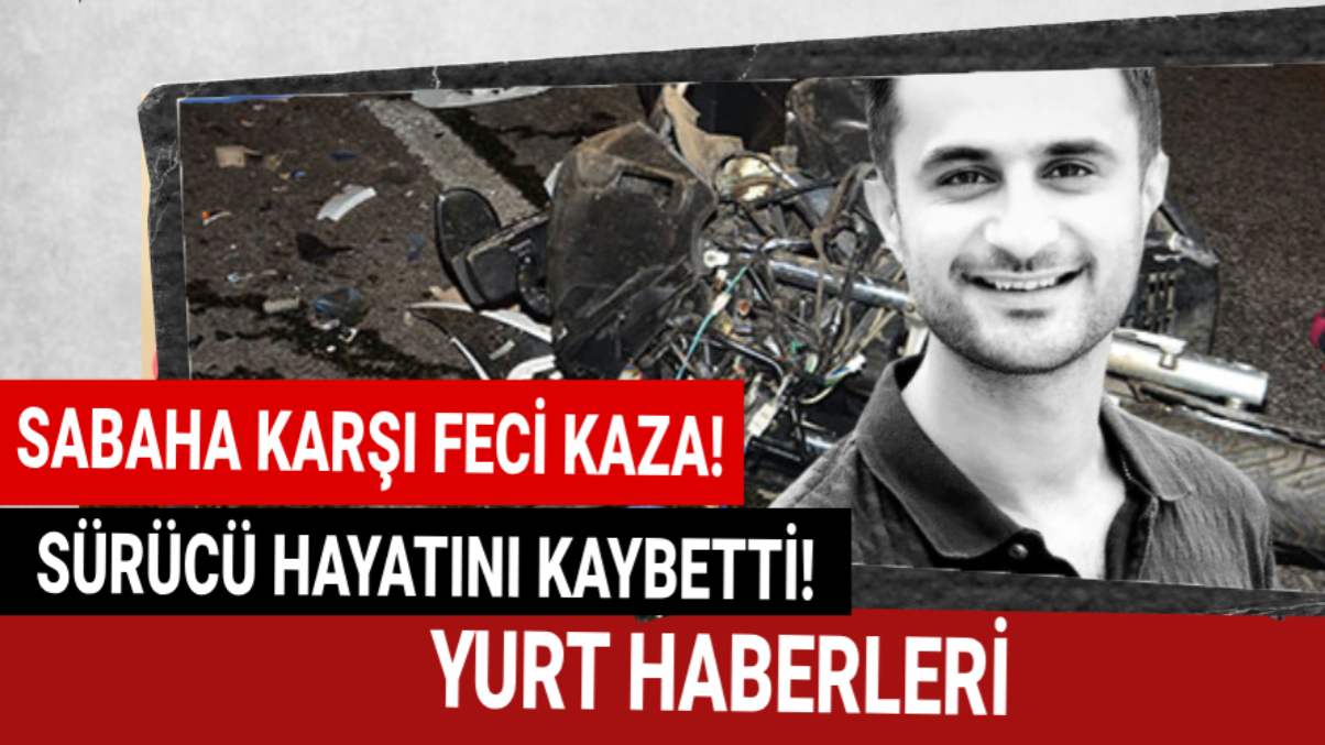 Kontrolden çıkan motosiklet devrildi:1 ölü