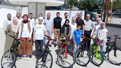 Kur'an'ı öğrendiler, bisikleti kaptılar