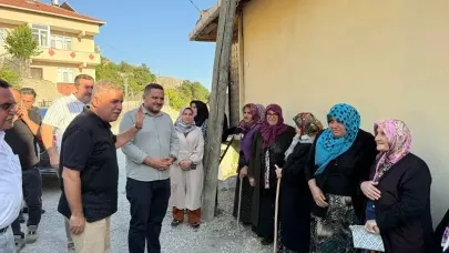 Yangından etkilenen Köklen köyüne geçmiş olsun ziyareti