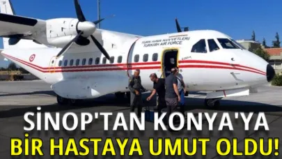 Sinop'tan Konya’ya umut taşıdı