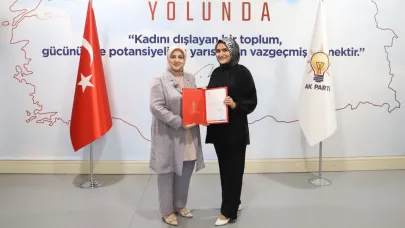 AK Parti Durağan Kadın Kollarında bayrak değişimi