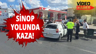 Otomobil kamyonla çarpıştı : 1 yaralı