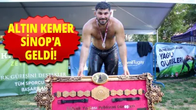 Sinoplu pehlivan rakip tanımadı