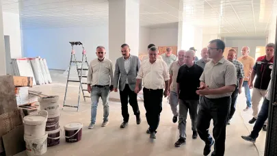 Vali Özarslan, Hafızlık Kur’an Kursu inşaatını inceledi