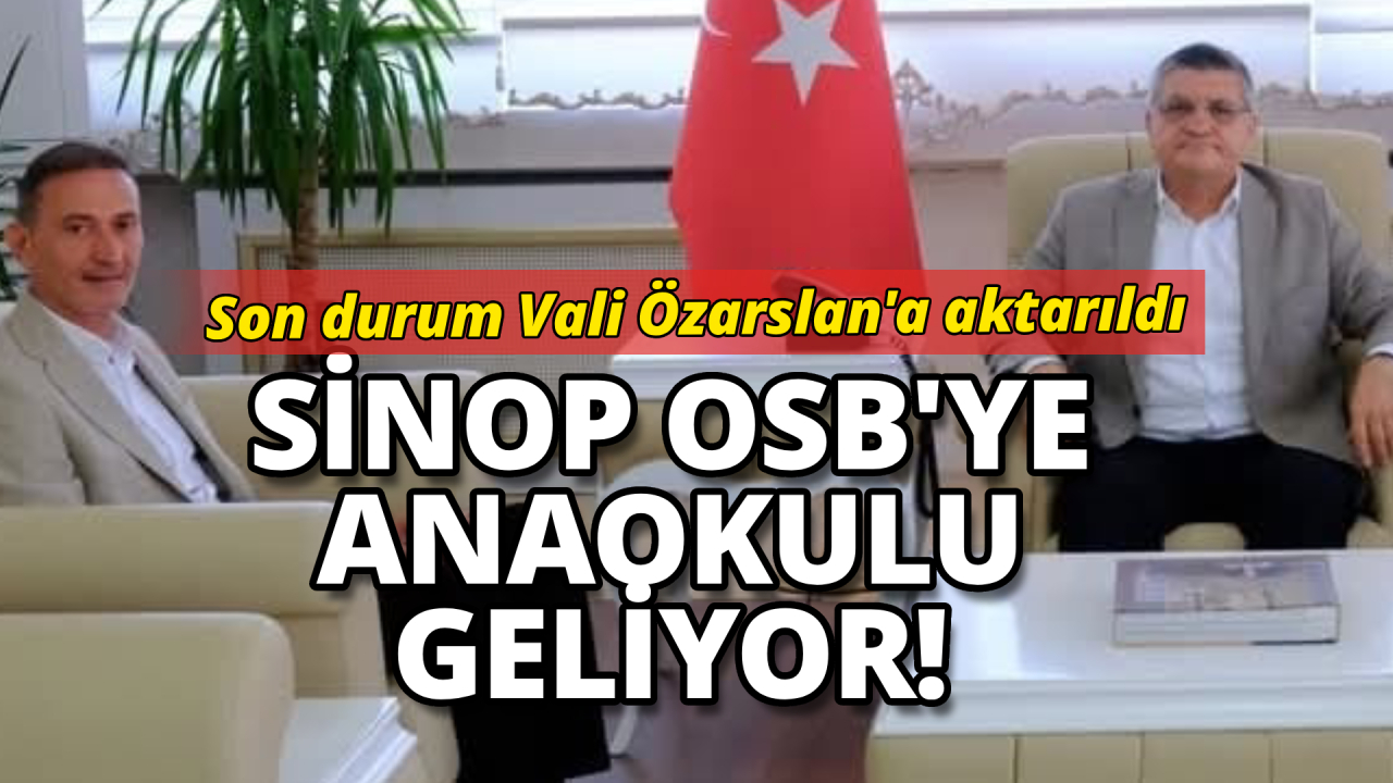 Sinop OSB’ye eğitim ve enerji atağı