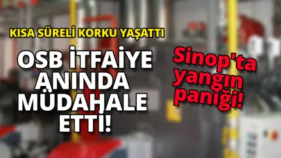 Kazan dairesinde çıkan yangın korkuttu