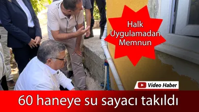O köyün su sorunu ortadan kalktı
