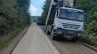 O köyler asfalt ile buluştu