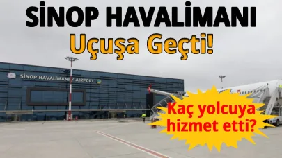 Sinop Havalimanı Temmuz’da zirve yaptı
