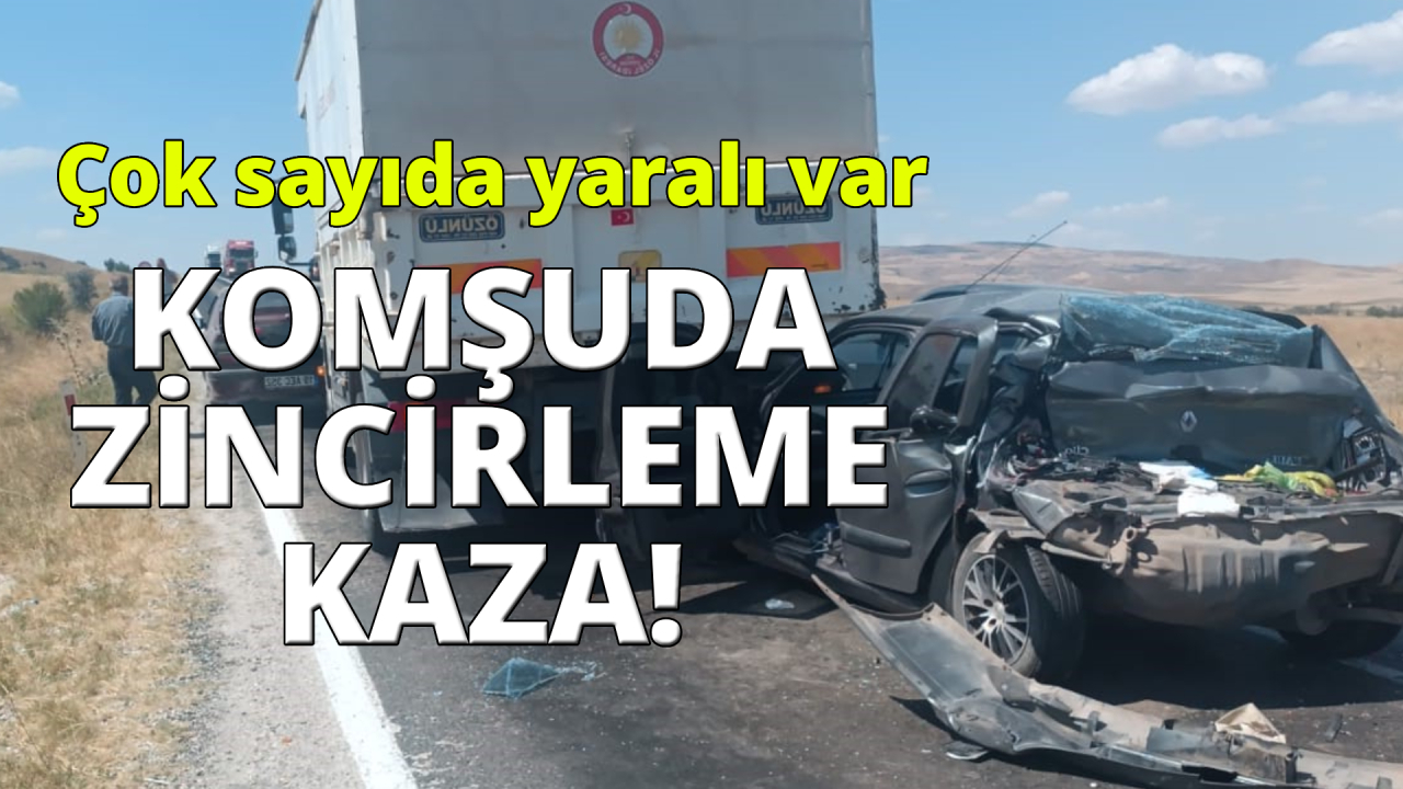Otomobiller hurdaya döndü:10 yaralı