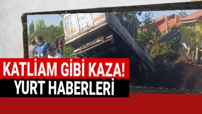 Otomobil tırla çarpıştı: 3 ölü