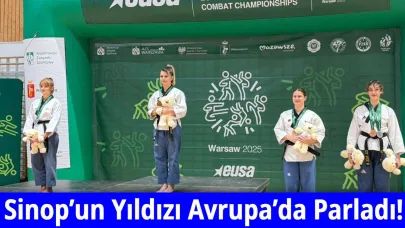 Avrupa Şampiyonu Ertunç Sinop’u gururlandırdı