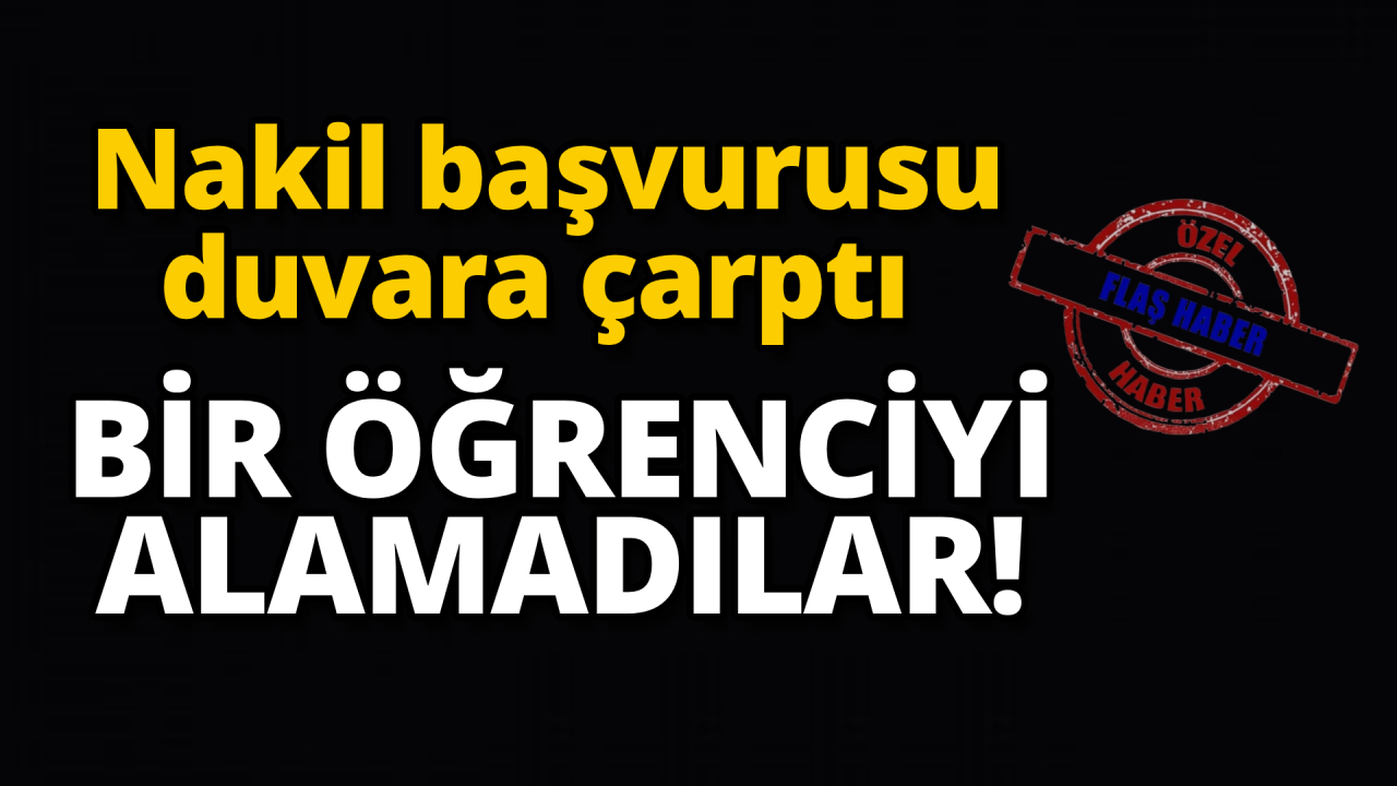 Sinop’ta nakil krizi: Öğrenci okulsuz kaldı