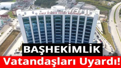 Atatürk Devlet Hastanesi’nden sahte hesap uyarısı