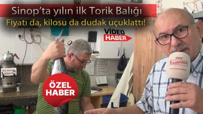 Sinop’ta yılın ilk Torik Balığı