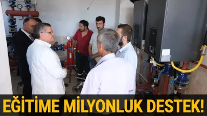 Sinop'ta 14 okul doğalgaza kavuşuyor!