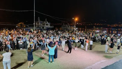 Gerze'de yaz sezonu konserle sona erdi