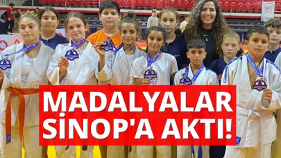 Sinoplu judoculardan büyük başarı