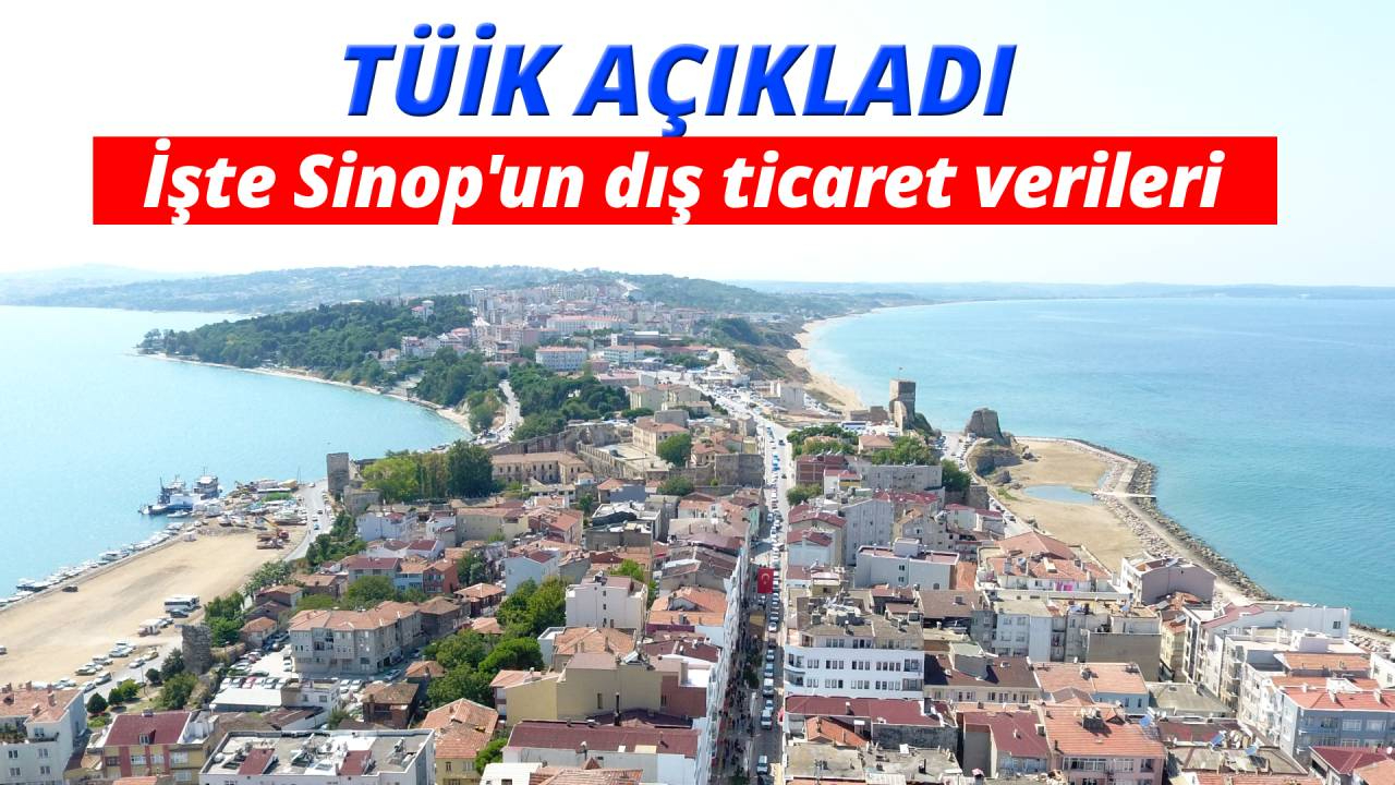 Sinop'un dış ticaret rakamları açıklandı