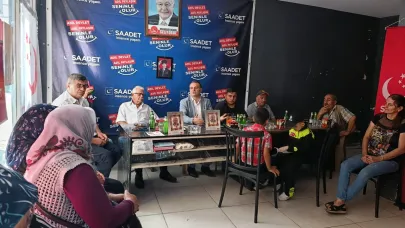 Saadet Partisi Erfelek’te yönetim toplantısı yaptı