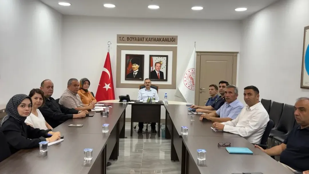 Boyabat’ta okul güvenliği için kritik toplantı