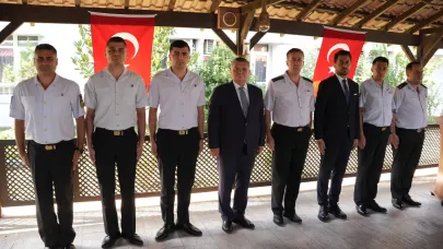 Sinop'ta jandarma personeline rütbe terfi töreni düzenlendi