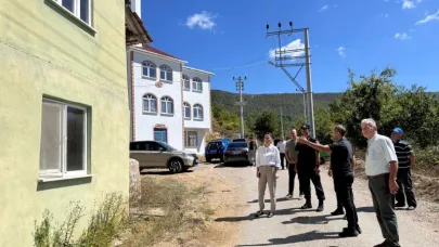 Halkın talepleri yerinde dinlendi