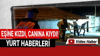 Eşine sinirlenen yaşlı adam sokak ortasında canına kıydı!