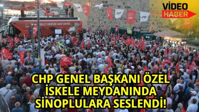 CHP'den Sinop'ta "Millet İradesine Sahip Çıkıyor" mitingi!