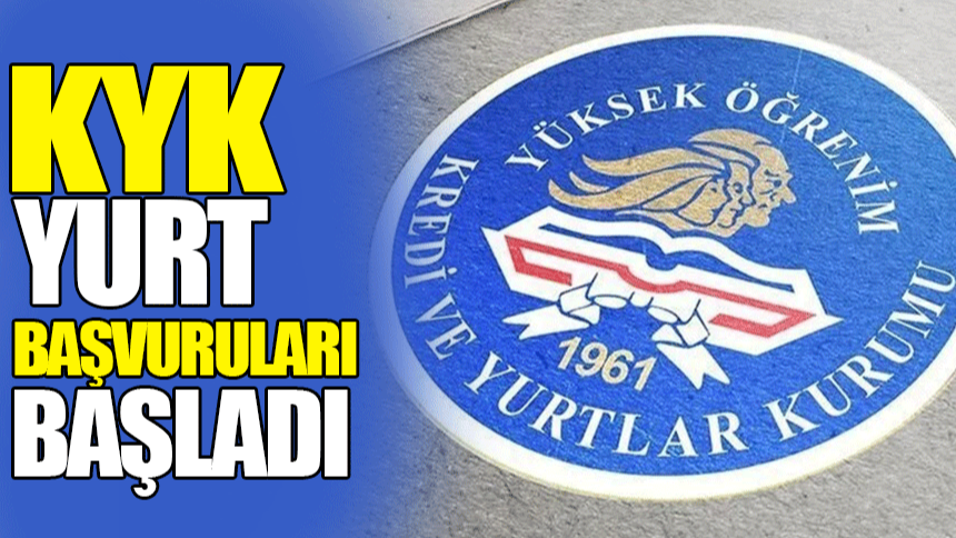 Bakanlık duyurdu: KYK yurt başvuruları resmen başladı