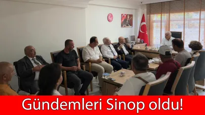 İYİ Parti heyeti odaları ziyaret etti