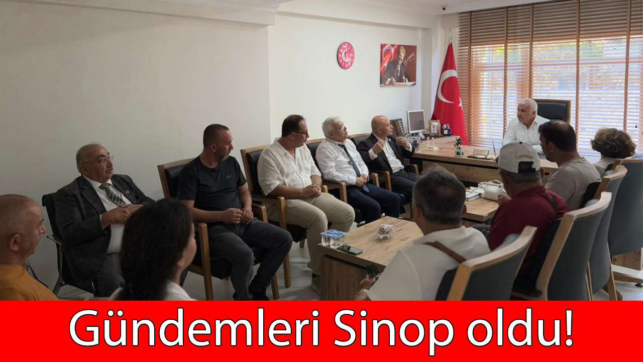 İYİ Parti heyeti odaları ziyaret etti
