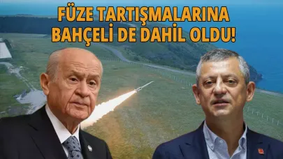 Özel'in füze sözlerine bir tepkide Bahçeli'den geldi!