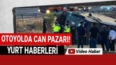 Kontrolden çıkan yolcu otobüsü devrildi: 27 yaralı