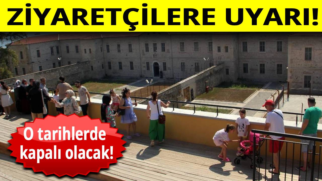 Sinop Tarihi Cezaevi 3 gün ziyarete kapalı olacak